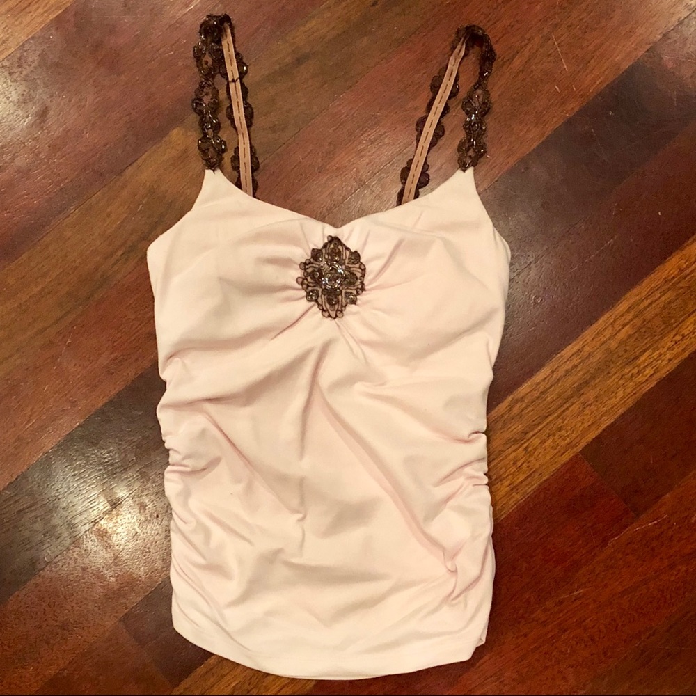 SUPER SALE • CACHE SEAMLESS BEADED CAMISOLE